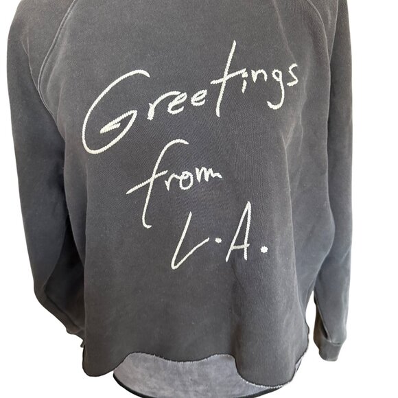 Frame Womens Sweatshirt L/G Cotton & Polyester Blend Faded N - Picture 1 of 5